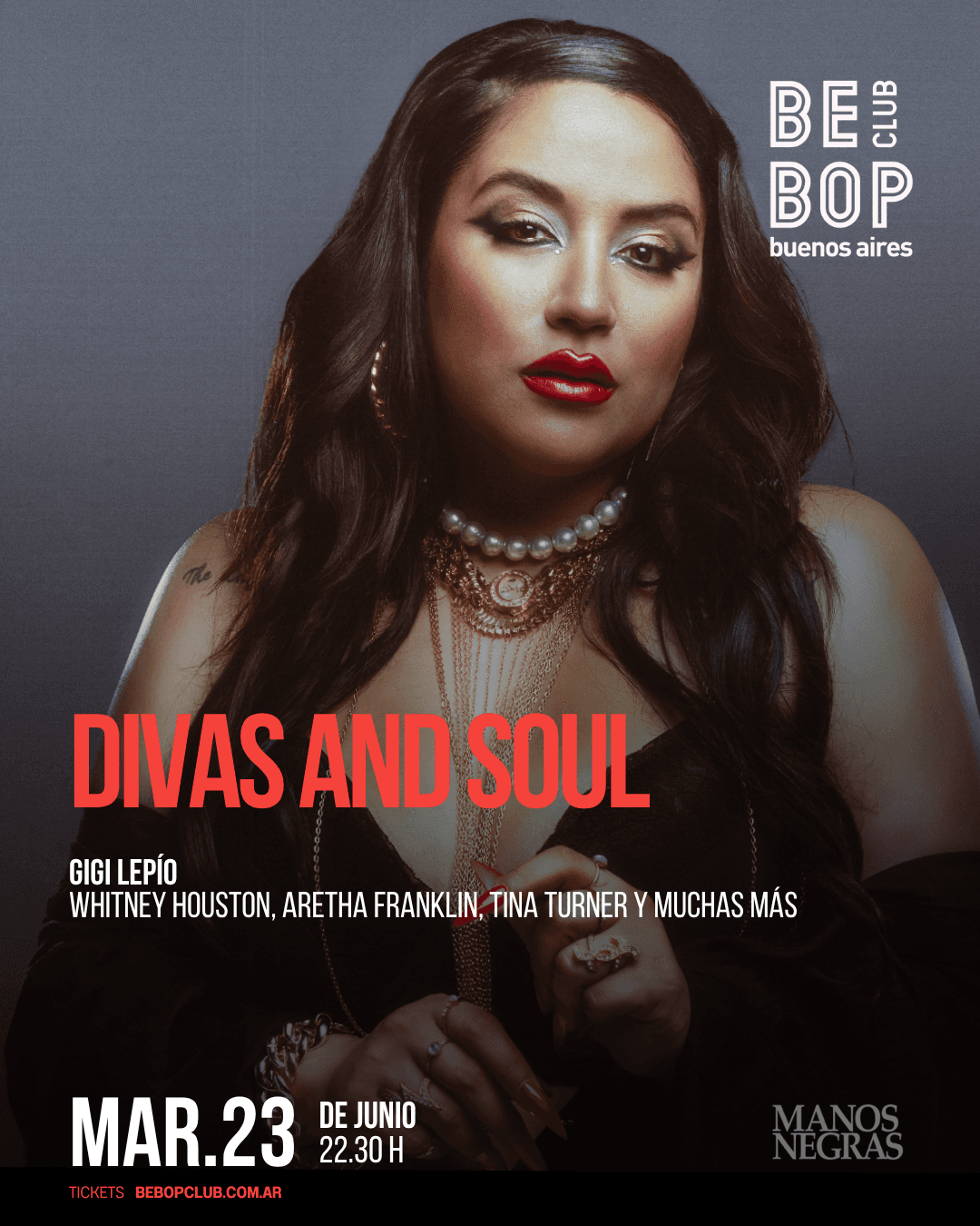 Divas And Soul | Gigi Lepío | Whitney Houston, Aretha Franklin, Tina Turner Y Muchas Más | 23/06/2026