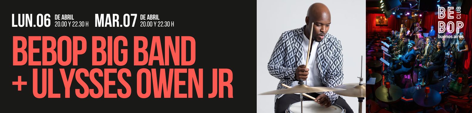 Bebop Big Band + Ulysses Owen Jr | 06-04-2026